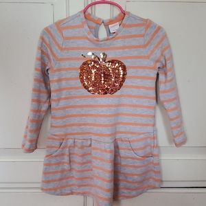 Halloween pumpkin sweater dress